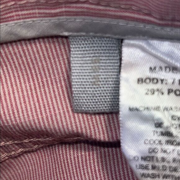 ASHWORTH Red and White Microstripe Flatfront Cotton Blend Golf Pants-38 - Picture 10 of 11